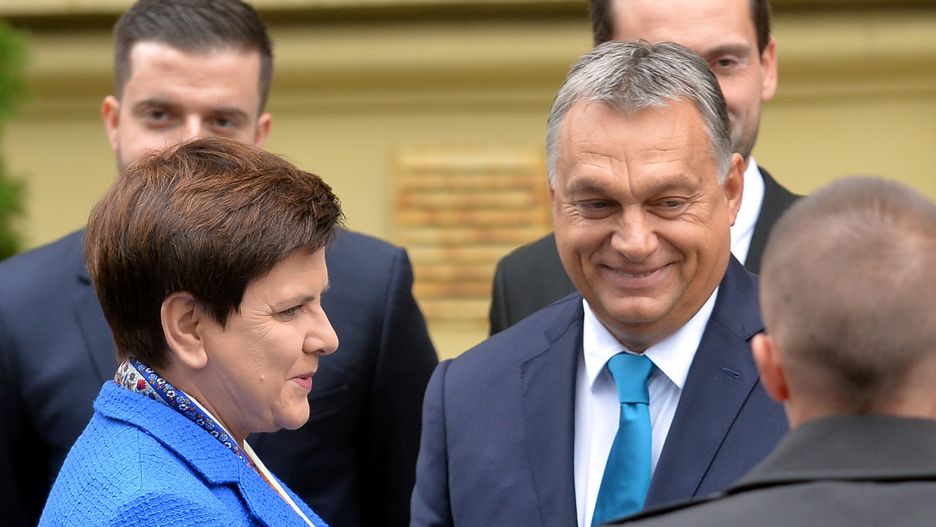 Viktor Orban w Warszawie