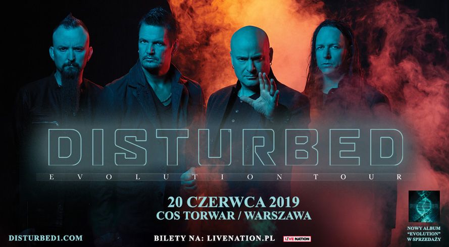 DISTURBED w 2019 roku przyjedzie do Polski!