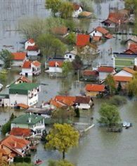 Dunaj zalewa południową Europę
