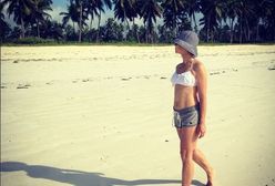 Kinga Rusin na rajskich wakacjach. Trudno jej nie zazdrościć takiego... brzucha!