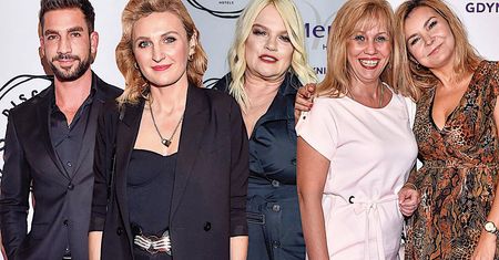 Gwiazdy na imprezie w hotelu w Gdyni: Kasia Figura, Reni Jusis, Małgorzata Wałęsa, Łukasz Czarnecki