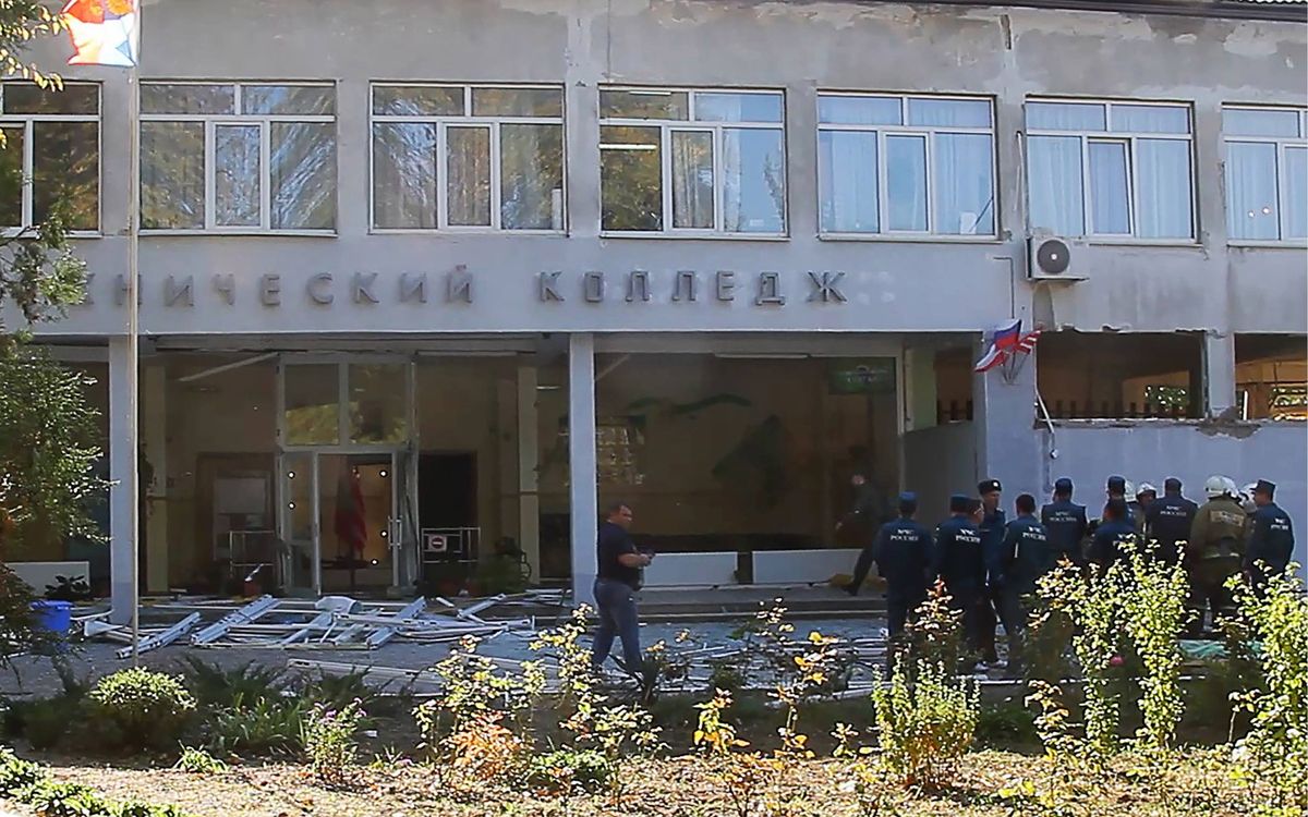 Krym: sprawca zamachu w Kerczu pisał, że "fajnie byłoby zorganizować rzeź'