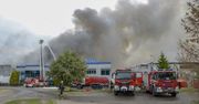 Pożar zakładu Iglotex na Pomorzu. Trwa wypalanie amoniaku. Ewakuowano mieszkańców pobliskiego osiedla
