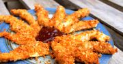 Parmezanowe frytki z kurczaka. Smaczna przekąska