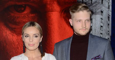 Agnieszka Włodarczyk z partnerem na premierze ostatniego filmu Woźniaka-Staraka