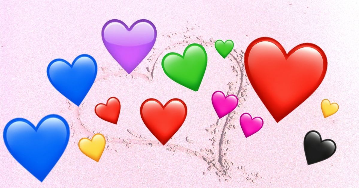 Różne kolory serc Emoji mają w rzeczywistości inne znaczenia. Nie narób sobie wstydu