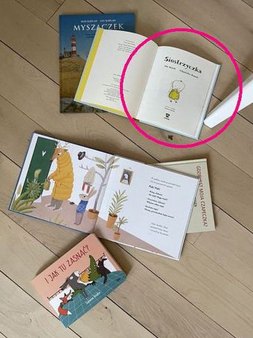 Kasia Tusk czyta córce