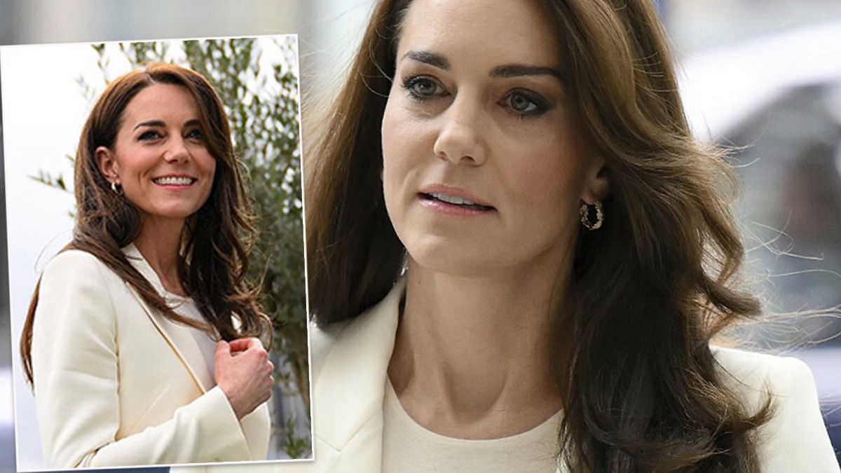 Kasiężan Kate w kremowej marynarce