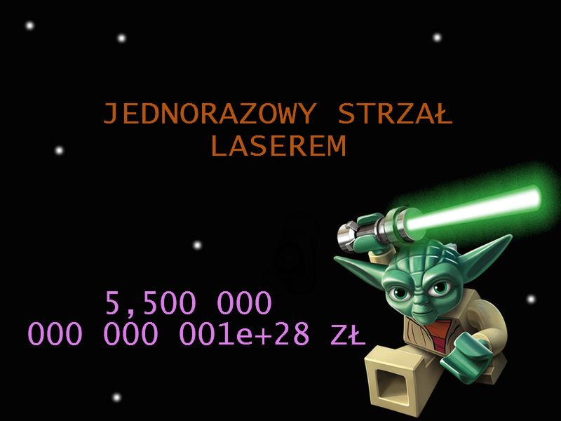 Strzał laserem