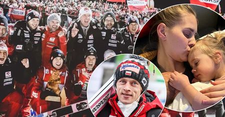 Ich gest wzrusza do łez! Polscy skoczkowie stanęli na podium i pamiętali o walczącej o życie Marcie Kubackiej