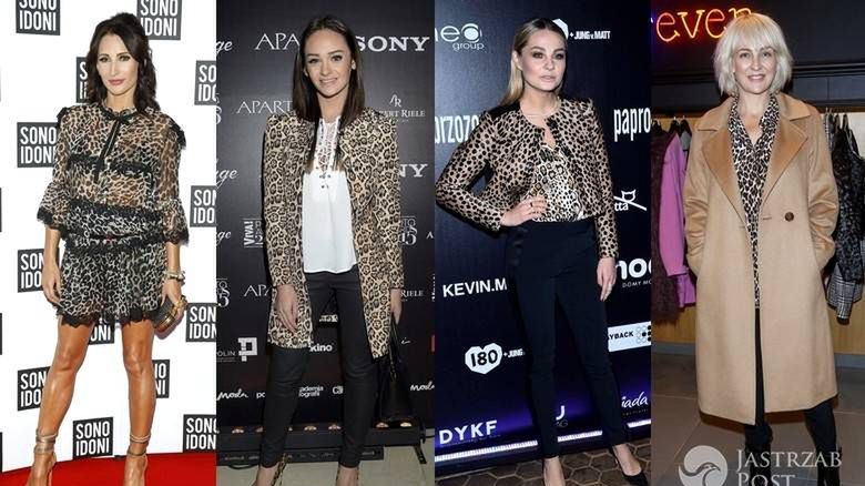 Gwiazdy w ubraniach w cętki