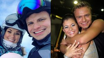 Uśmiechnięci Kasia Cichopek i Marcin Hakiel chwalą się narciarskim SELFIE Z DZIEĆMI (FOTO)