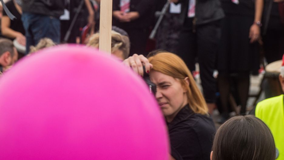 "Wysokie Obcasy" promują slogan "aborcja jest OK.