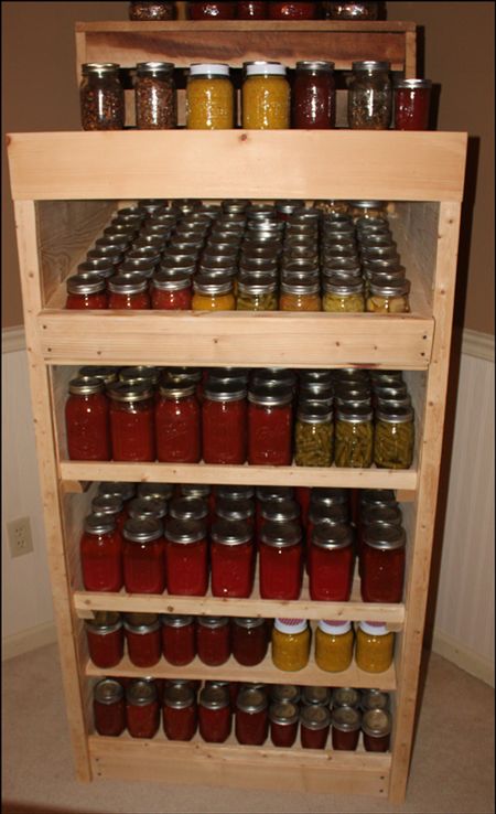 Pallet Canning Pantry Cupboard