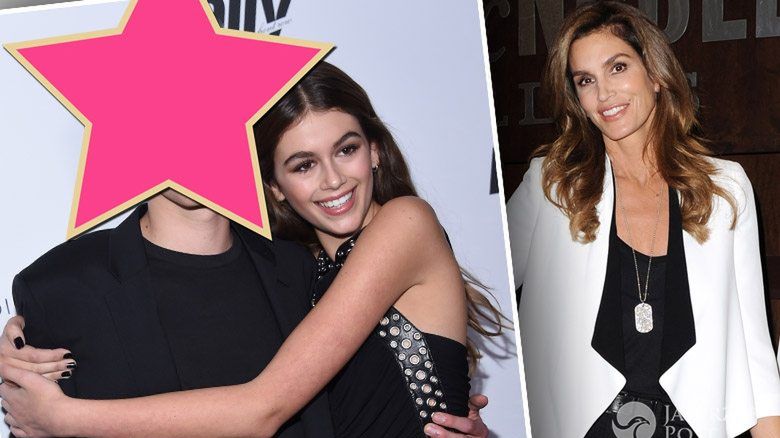 Dzieci Cindy Crawford: syn Presley Gerber i córka Kaia Gerber (fot. ONS)