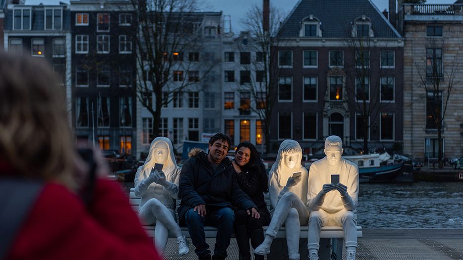 Instalacja została stworzona na festiwal światła 