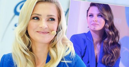 Barbara Kurdej-Szatan ubrała się tak samo, jak Anna Lewandowska rok temu! Która wygląda lepiej w niebieskim garniturze?