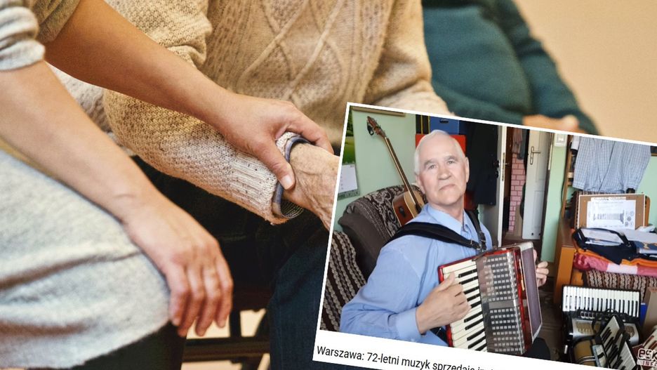 Pan Stanisław ma 72 lata 