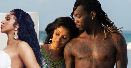 Cardi B ogłosiła drugą ciążę! W kreacji z dziurą wyciętą na brzuch brylowała na gali. Jest też oficjalna sesja przyszłej mamy
