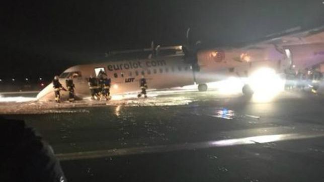 Wypadek bombardiera na Okęciu