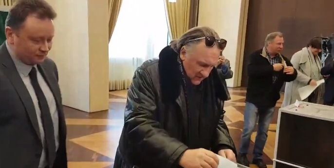 Wybory prezydenckie w Rosji. Depardieu oddał głos