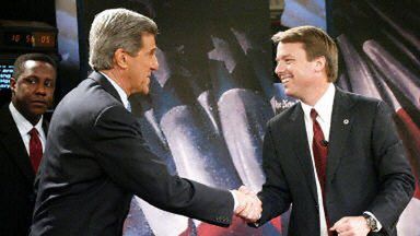 Kerry i Edwards (po prawej)