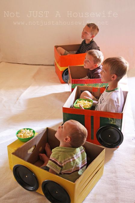 Cardboard Cars For Drive-in Theatre