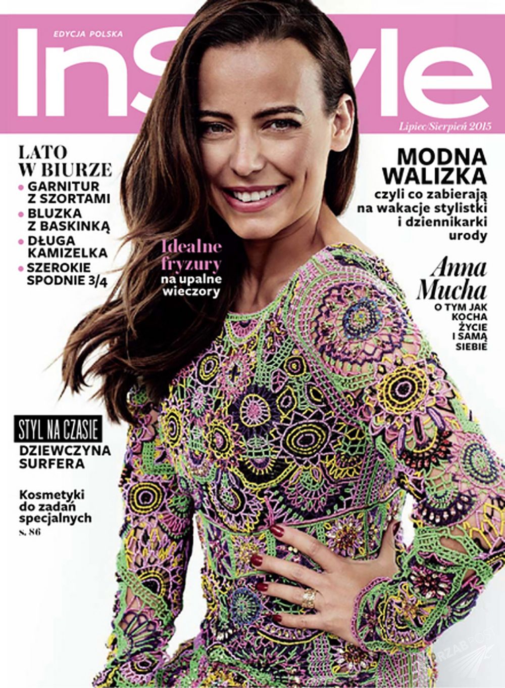 Anna Mucha na okładce In Style, fot. wirtualnemedia.pl