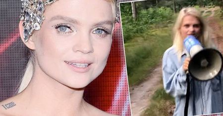 Margaret z megafonem chodzi po drodze i krzyczy: „Głosuję na Trzaskowskiego”. Fani: „Ile ci zapłacili?”