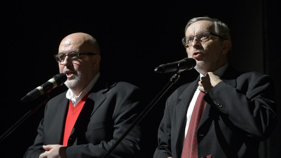 Antoni Szpak (po lewej) tworzy wraz z Markiem Sobczakiem Kabaret Klika