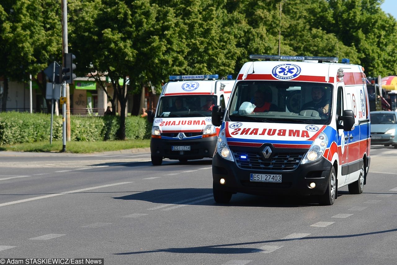 Wypadek pod Turkiem. Korek na autostradzie A4