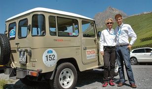 Słynna Isolde Holderied na trasie rajdu Silvretta Classic