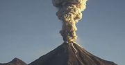 Erupcja meksykańskiego wulkanu Colima