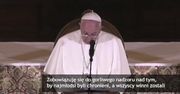 Papież o księżach pedofilach: Bóg płacze