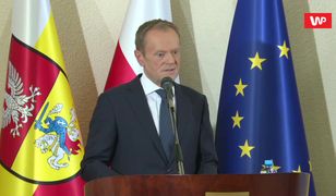 Donald Tusk w Białymstoku. Polityk "wbił szpilę" obozowi rządzącemu