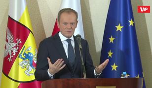 Donald Tusk w Białymstoku. Były premier komentuje kwestię polexitu