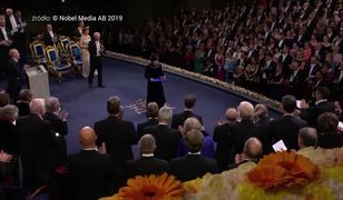 Olga Tokarczu odebrała Nobla. Zobacz ten ważny moment