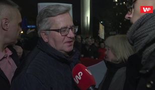 Bronisław Komorowski zachęca do sprzeciwu wobec PiS. "Słabną z dnia na dzień"