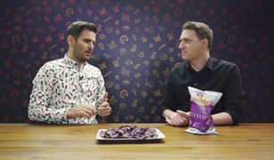 W sklepie sprzedają fioletowe chipsy. Wiemy, skąd ten kolor