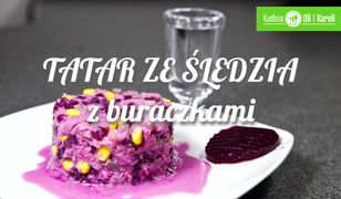Tatar ze śledzia z buraczkami. Prosty przepis