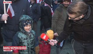 Przejmujące słowa z Marszu. Mały Filip powiedział krótko