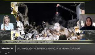 "Blok złożył się jak domek z kart". Relacja z Kramatorska