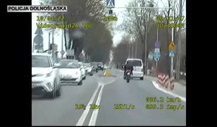 Motocyklista po narkotykach uciekał przed policją. Jechał nawet 175 km/h