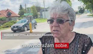 "Marzył o wojsku". Sąsiedzi o zmarłym żołnierzu