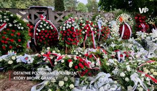 Ostatnie pożegnanie sierż. Mateusza Sitka. Grób utonął w kwiatach