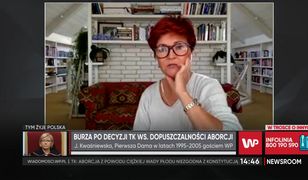 Jolanta Kwaśniewska komentuje decyzję Trybunału Konstytucyjnego