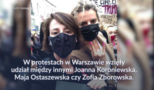 Gwiazdy wspierają protesty kobiet