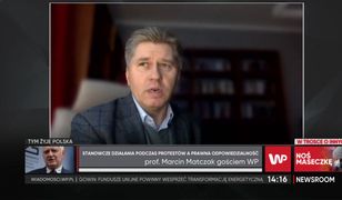 Prof. Marcin Matczak komentuje działania policji na strajkach. "Niegodne tej służby"