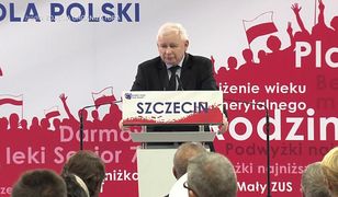 Szczecin. Jarosław Kaczyński dziękuje za pomnik brata. "Macie powód do dumy"