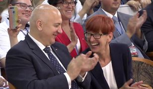 Zielona Góra. Jarosław Kaczyński żartuje na konwencji